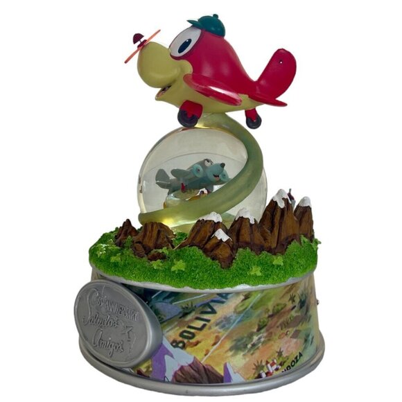 VERY RARE Disney 65th Anniversary Pedro Saludos Amigos Musical Snow Globe - Picture 5 of 9
